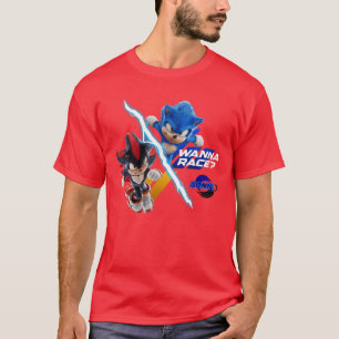 Sonic der Igel 3 Wanna Race Geschenk T-Shirt