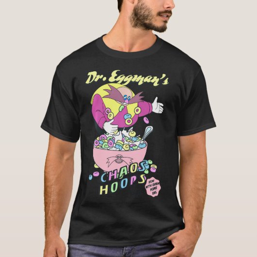 Sonic Der Igel Dr. Eggman's Chaos Hoops Cereal T-Shirt (Vorderseite)