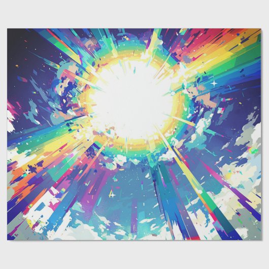 Sonic Explosion Geschenkpapier (Flach)