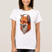 Sonic Flame – Abstract Fox in Motion T-Shirt (Vorderseite)