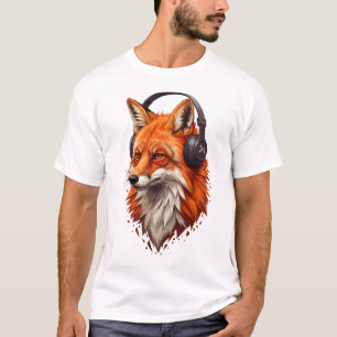 Sonic Flame – Abstrakter Fuchs in Bewegung T-Shirt