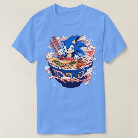Sonic in ramen TShirt (Design vorne)