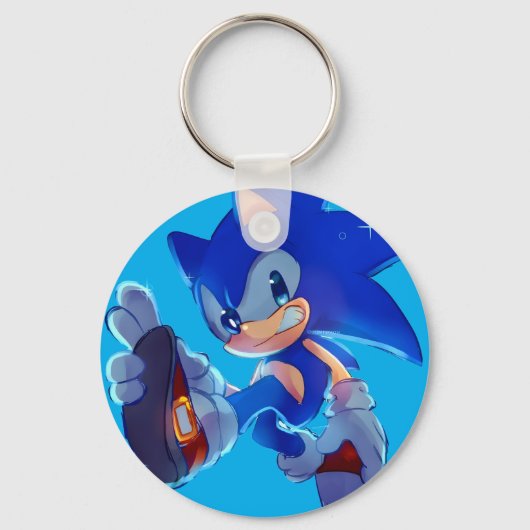 sonic keychain schlüsselanhänger (Rückseite)