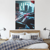 Sonic Pulse Leinwanddruck (Insitu (Schlafzimmer))