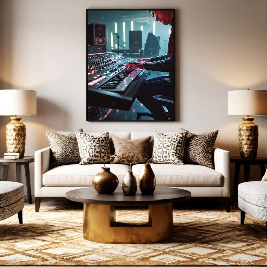 Sonic Pulse Leinwanddruck