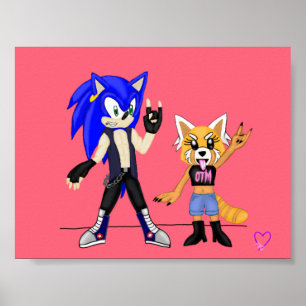 Sonic & Retsuko Poster