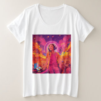 Sonic Spectrum Apparel: Wo Musik Kunst trifft Große Größe T-Shirt