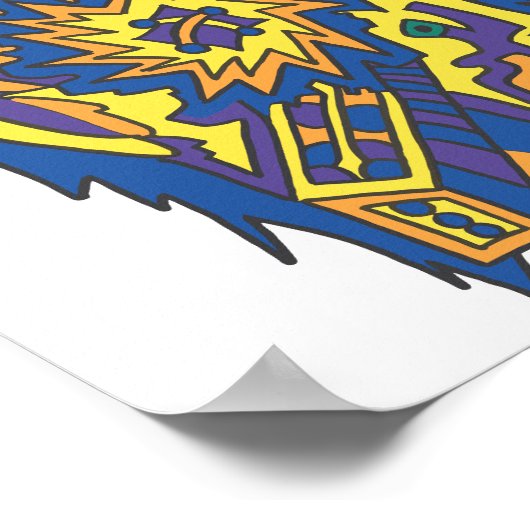 Sonic star poster (Ecke)