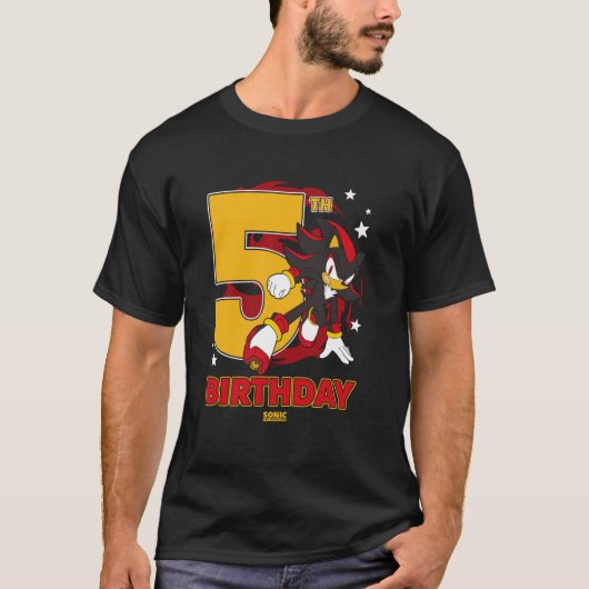 Sonic The Hedgehog 5th Birthday Epic Shadow Big Ch T-Shirt (Vorderseite)