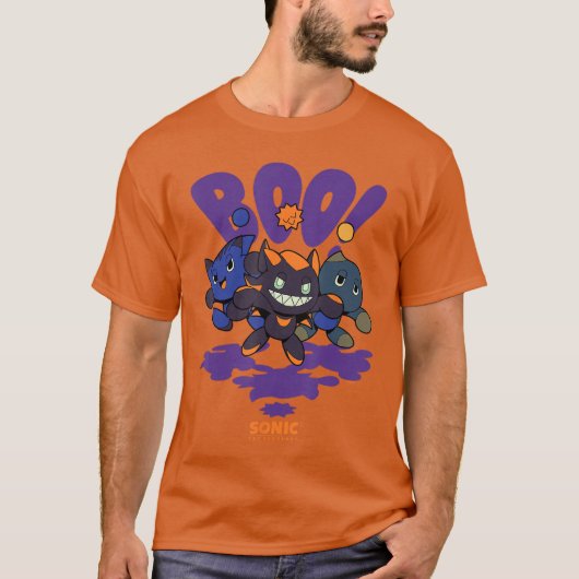 Sonic The Hedgehog Chao Tales Halloween Boo Trio T-Shirt (Vorderseite)