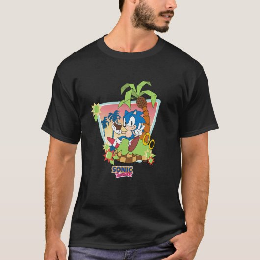 Sonic the Igel - Chillaxin' Sonic T-Shirt (Vorderseite)
