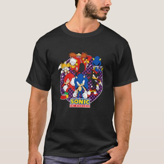 Sonic The Igel Heroes Villains Epic Portrait T-Shirt (Vorderseite)
