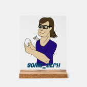 Sonic_Zeph Acrylschild (Vorderseite)