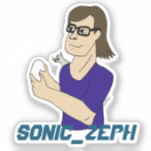 Sonic_Zeph Aufkleber (Vorderseite)