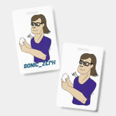 Sonic_Zeph Ausweis (Vorder- & Rückseite)