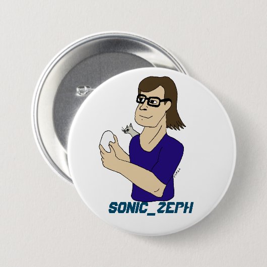 Sonic_Zeph Button (Vorne & Hinten)