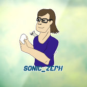 Sonic_Zeph Fensteraufkleber (Blatt 3)