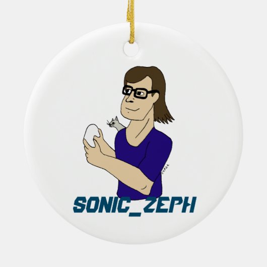 Sonic_Zeph Keramik Ornament (Hinten)