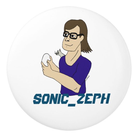 Sonic_Zeph Keramikknauf (Vorderseite)