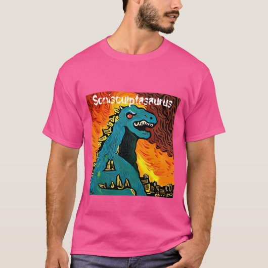 Sonisculptasaurus T-Shirt (Vorderseite)