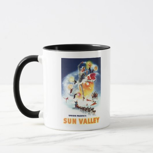 Sonja Henje Montage von Sun Valley Poster Tasse (Links)