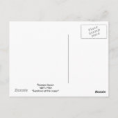 Sonn am Ozean Postkarte (Rückseite)