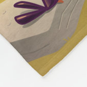 Sonn am Wasserloch Fleecedecke (Ecke)