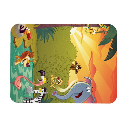 Sonn am Wasserloch Magnet (Horizontal)