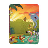 Sonn am Wasserloch Magnet (Vertikal)