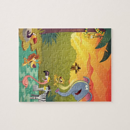 Sonn am Wasserloch Puzzle (Horizontal)