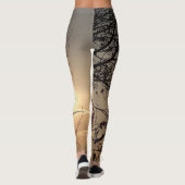 Sonn im Baum Leggings (Rückseite)