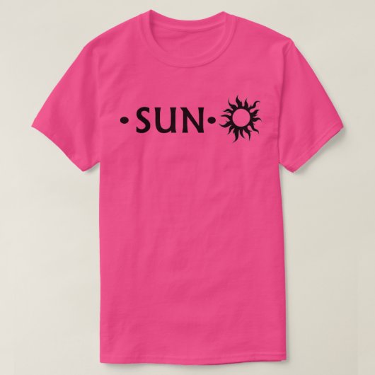 Sonne 2 T-Shirt (Design vorne)