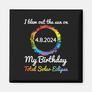 Sonne am 4. 8. 24. Geburtstag total Solar Magnet