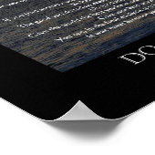 Sonne am Meeresgrund "Mach es trotzdem!" Poster (Ecke)