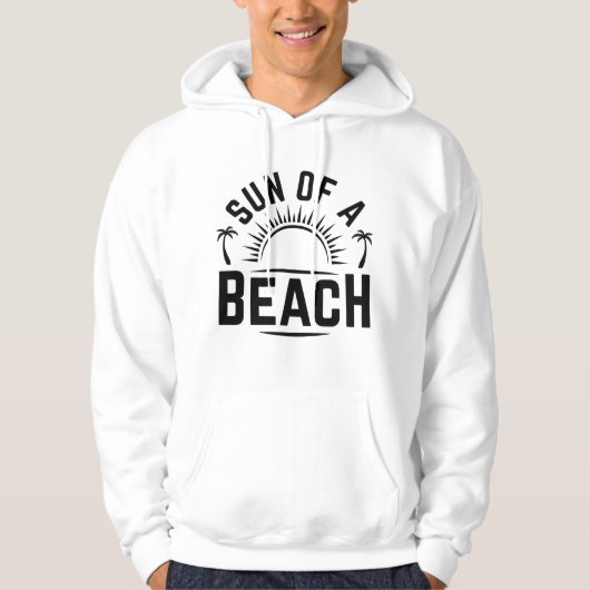Sonne am Strand Hoodie (Vorderseite)