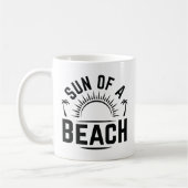 Sonne am Strand Kaffeetasse (Links)