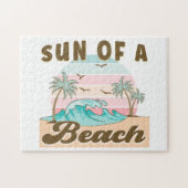 Sonne am Strand Puzzle (Horizontal)