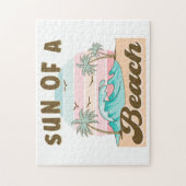 Sonne am Strand Puzzle (Vertikal)