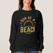 Sonne am Strand Sweatshirt (Vorderseite)