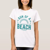 Sonne am Strand T-Shirt (Vorderseite)