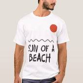 Sonne am Strand T-Shirt (Vorderseite)