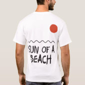 Sonne am Strand T-Shirt (Rückseite)