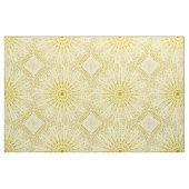 SONNE-ANBETUNG Gelb-Mandala Stoff (Yard (91,4 cm))