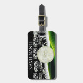 SONNE AUF DEM MUND GEPÄCKANHÄNGER (Vorderseite vertikal)