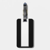 SONNE AUF DEM MUND GEPÄCKANHÄNGER (Rückseite vertikal)