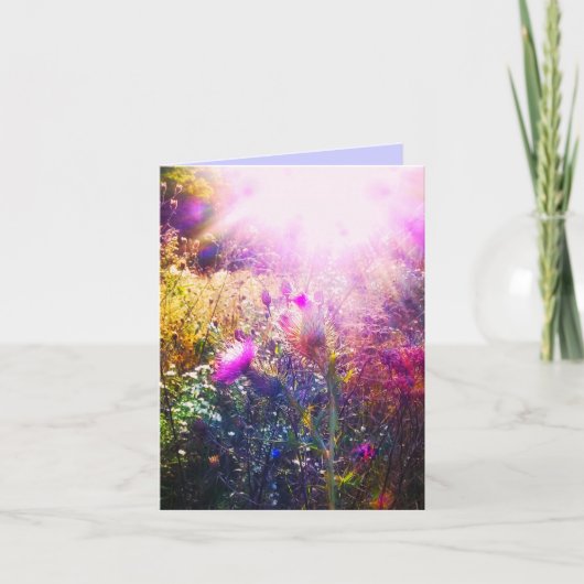 SONNE AUF DER ORIGINALKARTE KARTE (Vorderseite)