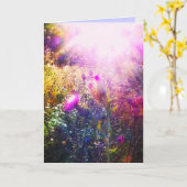 SONNE AUF DER ORIGINALKARTE KARTE (Gelbe Blume)