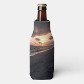 SONNE AUF DER STRANDFLASCHE COOLER FLASCHENKÜHLER (Flaschenvorderseite)