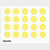 Sonne Aufkleber (Blatt)