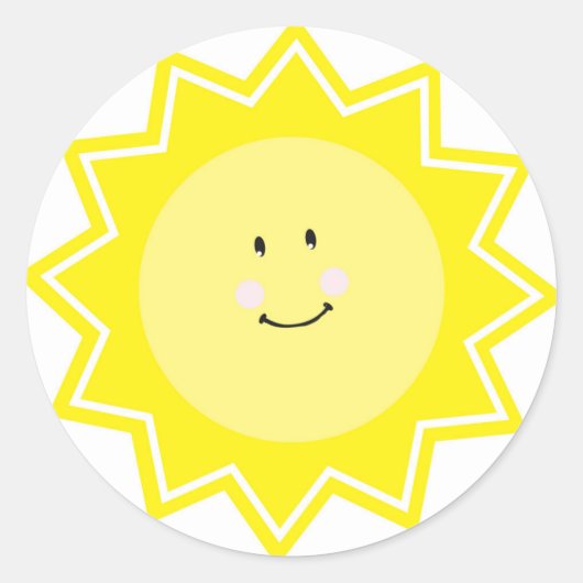 Sonne Aufkleber (Vorderseite)
